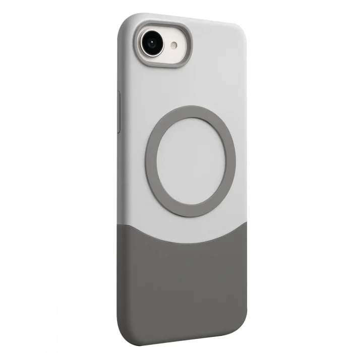 Mey İthalat®   iPhone 16E Velar Magsafe Kapak - Natural Grey