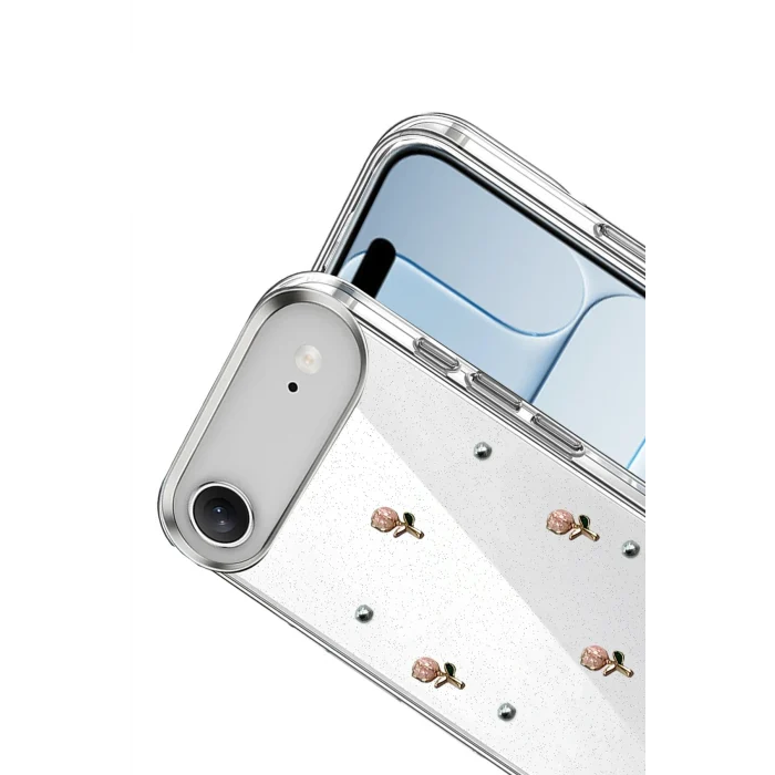 Mey İthalat®   iPhone 17 Air Fiyonk Desenli Kapak - Desen 6
