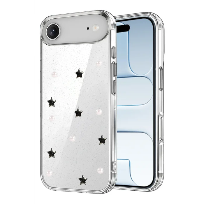 Mey İthalat®   iPhone 17 Air Fiyonk Desenli Kapak - Desen 7