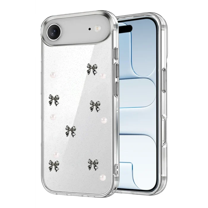 Mey İthalat®   iPhone 17 Air Fiyonk Desenli Kapak - Desen 8