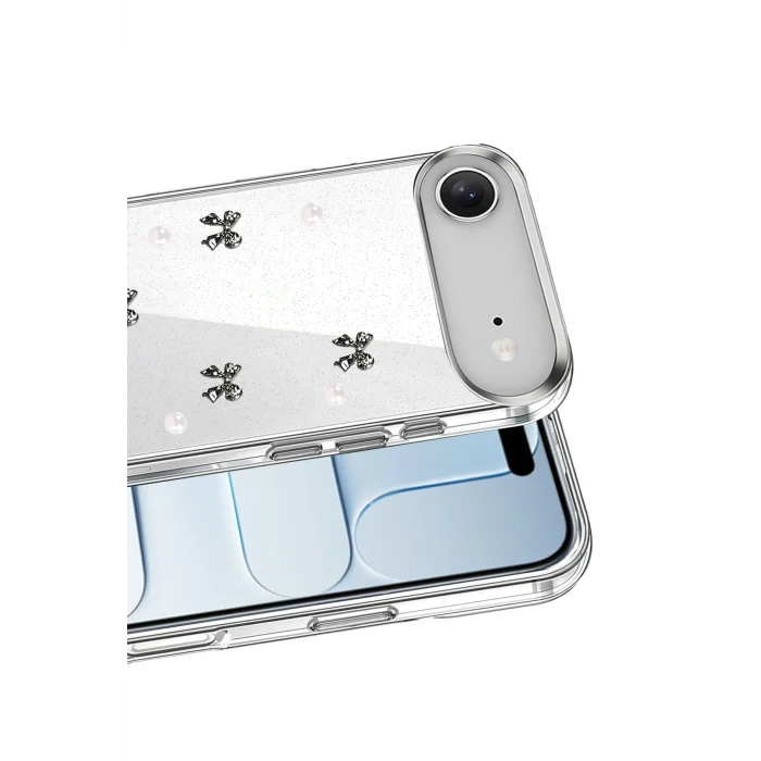 Mey İthalat®   iPhone 17 Air Fiyonk Desenli Kapak - Desen 8