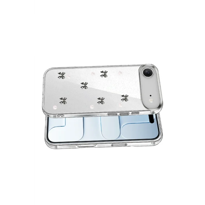 Mey İthalat®   iPhone 17 Air Fiyonk Desenli Kapak - Desen 8