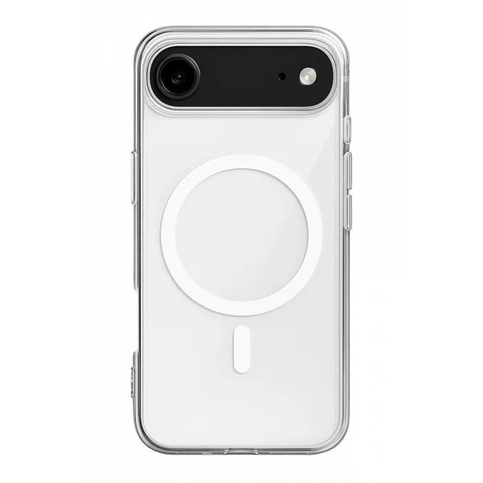 Mey İthalat®   iPhone 17 Air Kılıf Magneticsafe Şeffaf Silikon - Şeffaf
