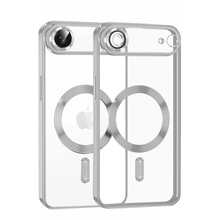 Mey İthalat®   iPhone 17 Air Kross Magneticsafe Kapak - Gümüş