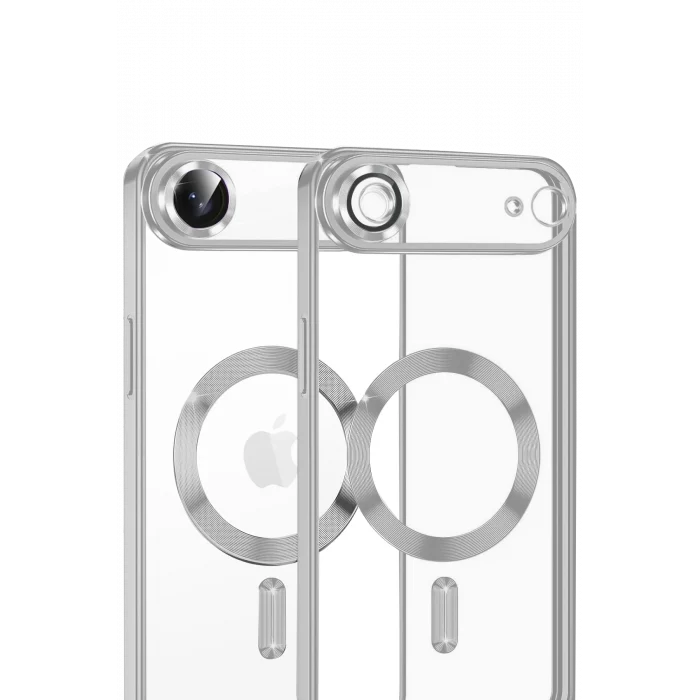 Mey İthalat®   iPhone 17 Air Kross Magneticsafe Kapak - Gümüş
