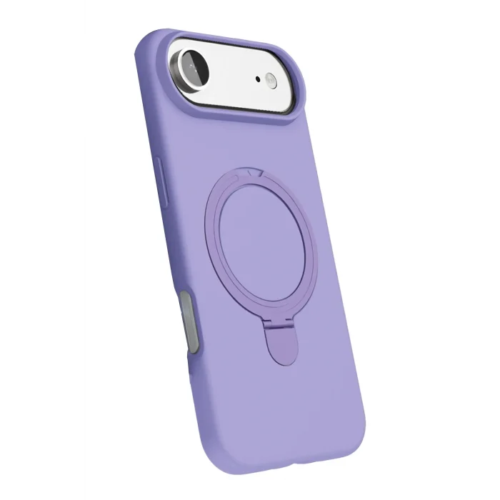 Mey İthalat®   iPhone 17 Air Regal Magsafe Standlı Kapak - Lila