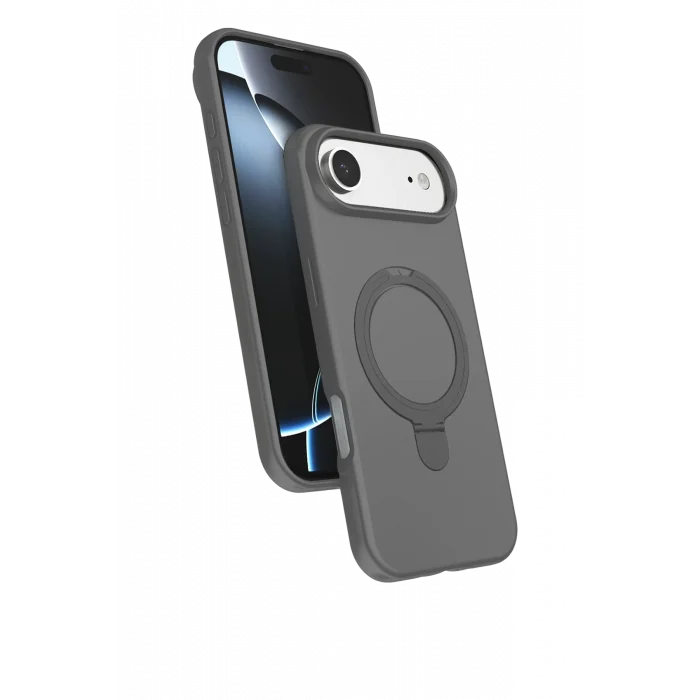 Mey İthalat®   iPhone 17 Air Regal Magsafe Standlı Kapak - Titan Gri