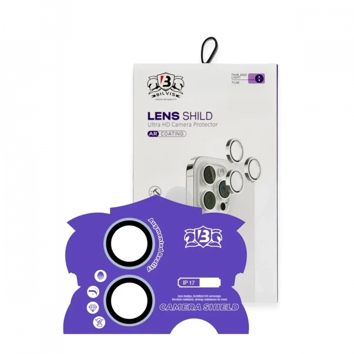 Mey İthalat®   iPhone 17 Bilvis Titan Kamera Lens - Açık Mavi