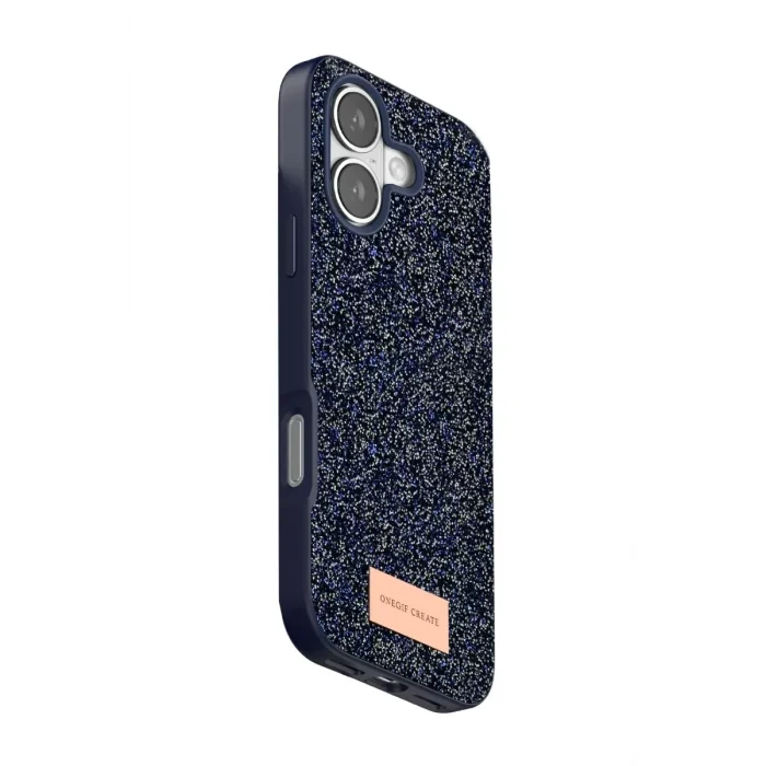 Mey İthalat®   iPhone 17 Bright Simli Kapak - Mavi
