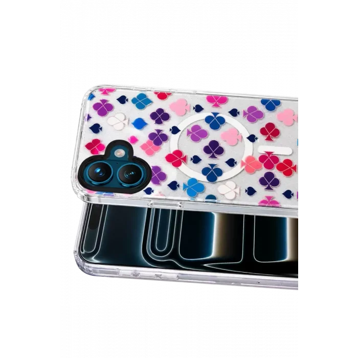 Mey İthalat®   iPhone 17 Desina Magsafe Kapak - Desen 3