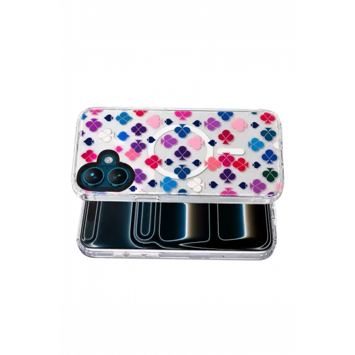 Mey İthalat®   iPhone 17 Desina Magsafe Kapak - Desen 3
