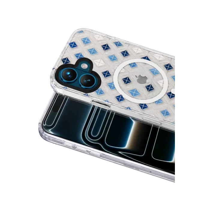 Mey İthalat®   iPhone 17 Desina Magsafe Kapak - Desen 4