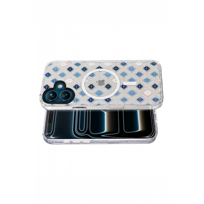 Mey İthalat®   iPhone 17 Desina Magsafe Kapak - Desen 4