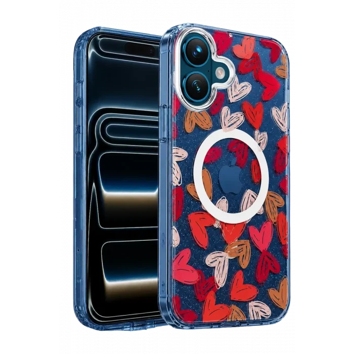 Mey İthalat®   iPhone 17 Desina Magsafe Kapak - Desen 6