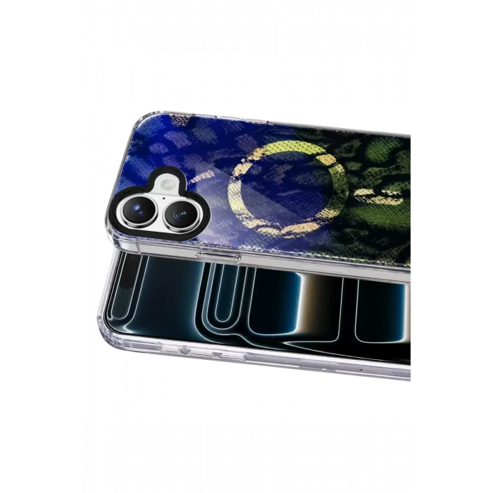 Mey İthalat®   iPhone 17 Desina Magsafe Kapak - Desen 7