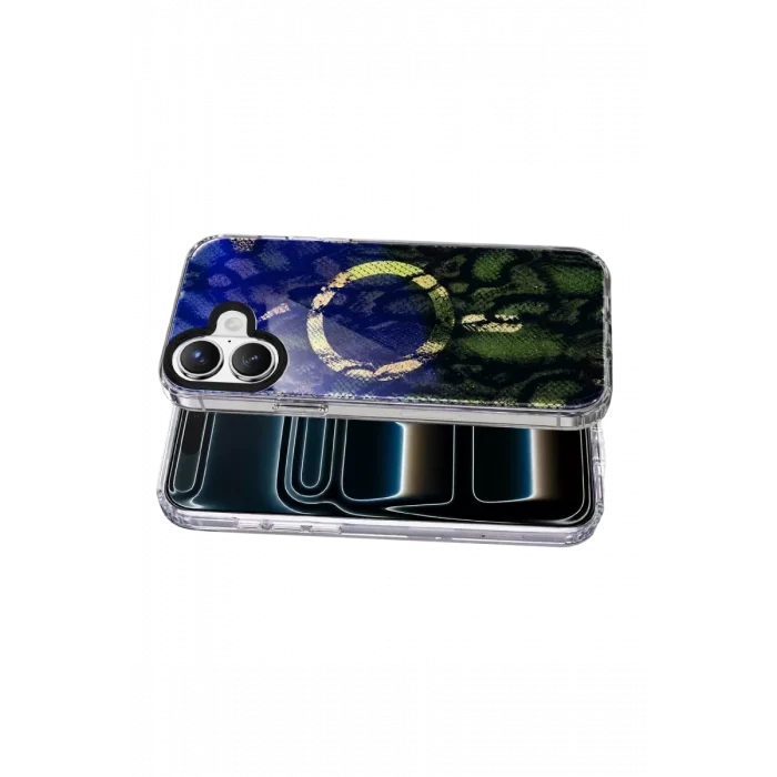 Mey İthalat®   iPhone 17 Desina Magsafe Kapak - Desen 7