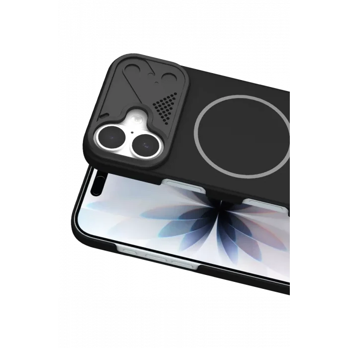 Mey İthalat®   iPhone 17 Export Magsafe Kapak - Siyah