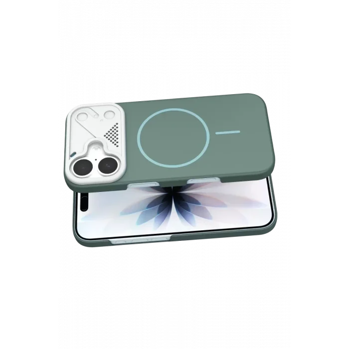 Mey İthalat®   iPhone 17 Export Magsafe Kapak - Turkuaz