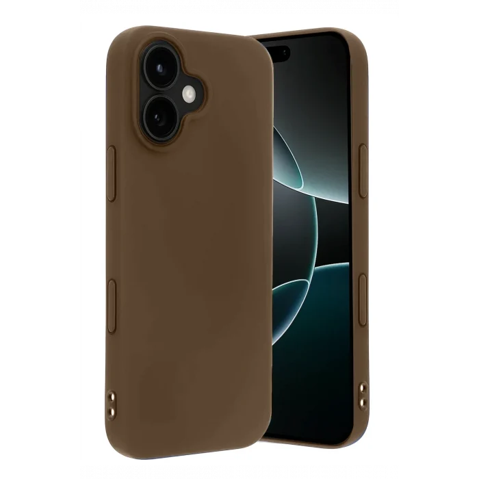Mey İthalat®   iPhone 17 First Silikon - Kahverengi