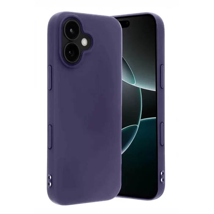 Mey İthalat®   iPhone 17 First Silikon - Mürdüm