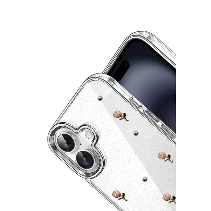 Mey İthalat®   iPhone 17 Fiyonk Desenli Kapak - Desen 6