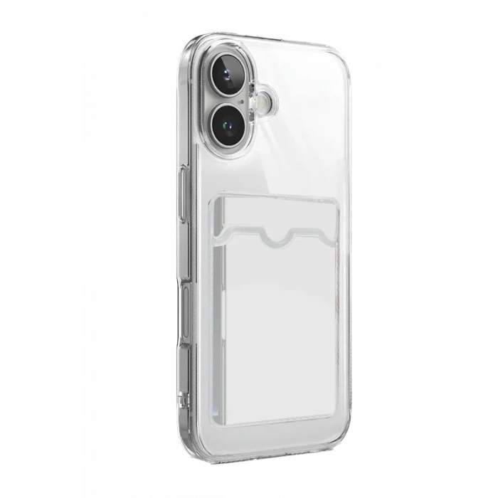 Mey İthalat®   iPhone 17 Kart Şeffaf Silikon - Şeffaf