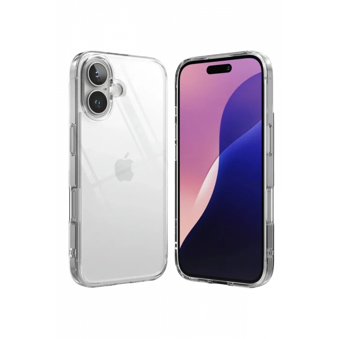 Mey İthalat®   iPhone 17 Lüx Şeffaf Silikon - Şeffaf