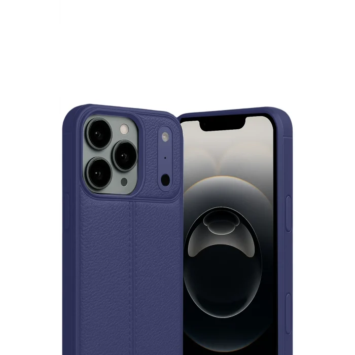 Mey İthalat®   iPhone 17 Pro Auto Focus Kapak - Lacivert