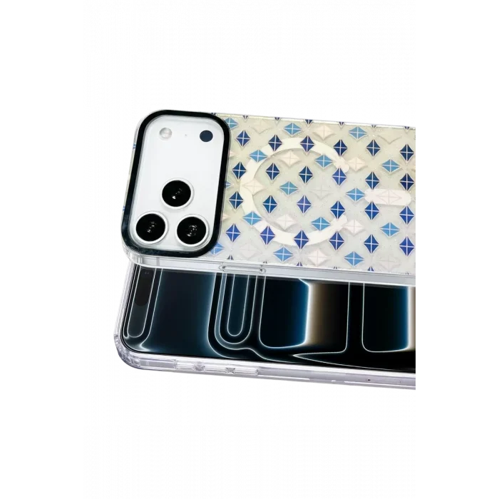Mey İthalat®   iPhone 17 Pro Desina Magsafe Kapak - Desen 4