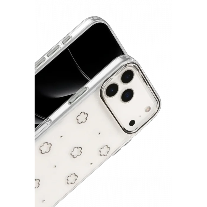 Mey İthalat®   iPhone 17 Pro Fiyonk Desenli Kapak - Desen 2
