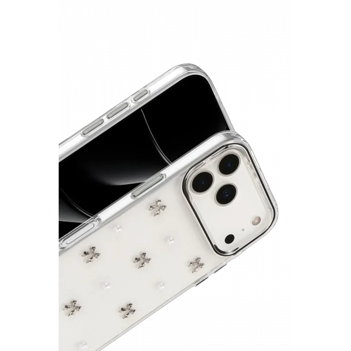 Mey İthalat®   iPhone 17 Pro Fiyonk Desenli Kapak - Desen 8