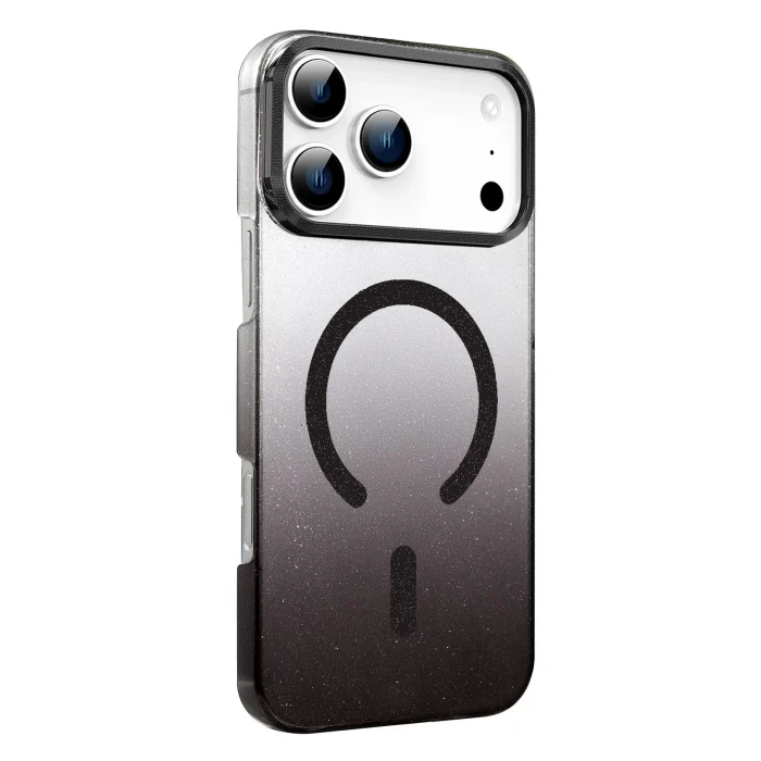 Mey İthalat®   iPhone 17 Pro Glossy Magsafe Kapak - Siyah