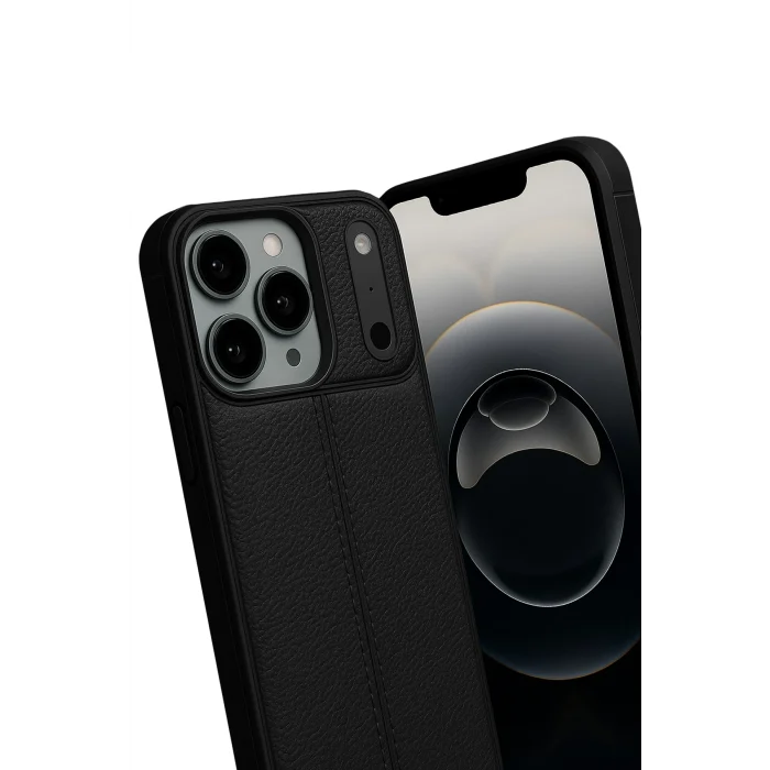Mey İthalat®   iPhone 17 Pro Max Auto Focus Kapak - Siyah