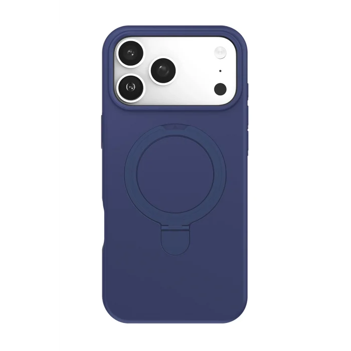 Mey İthalat®   iPhone 17 Pro Regal Magsafe Standlı Kapak - Lacivert
