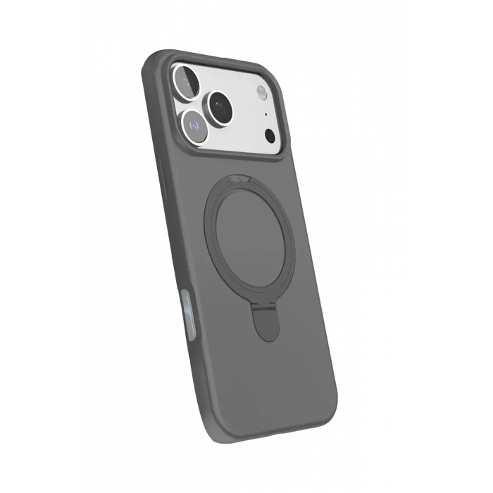 Mey İthalat®   iPhone 17 Pro Regal Magsafe Standlı Kapak - Titan Gri