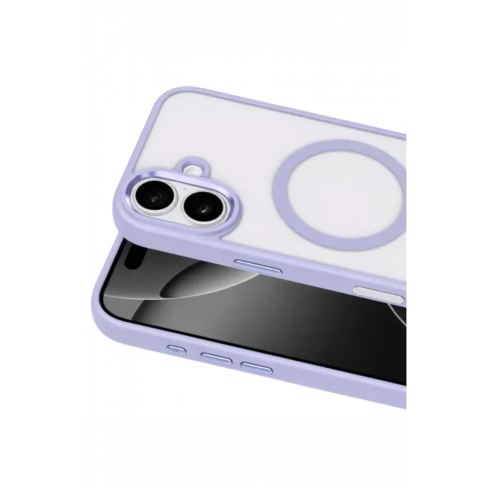 Mey İthalat®   iPhone 17 Terea Magsafe Kapak - Mor