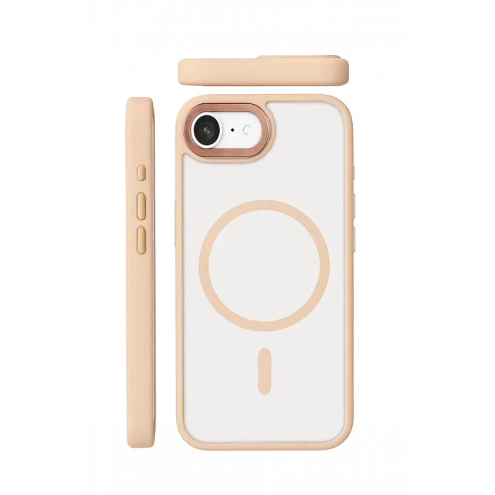 Mey İthalat®   iPhone 17E Terea Magsafe Kapak - Pembe