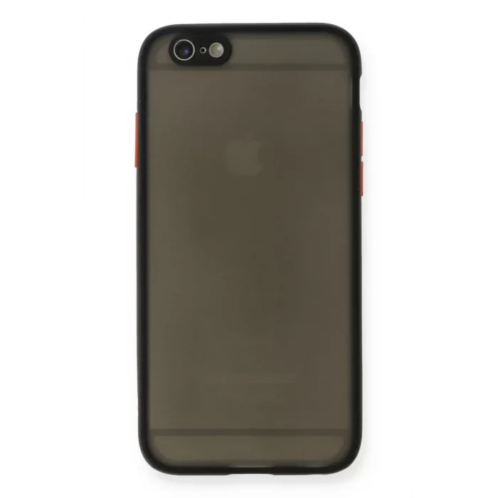 Mey İthalat®   iPhone 6 Kılıf Montreal Silikon Kapak - Siyah
