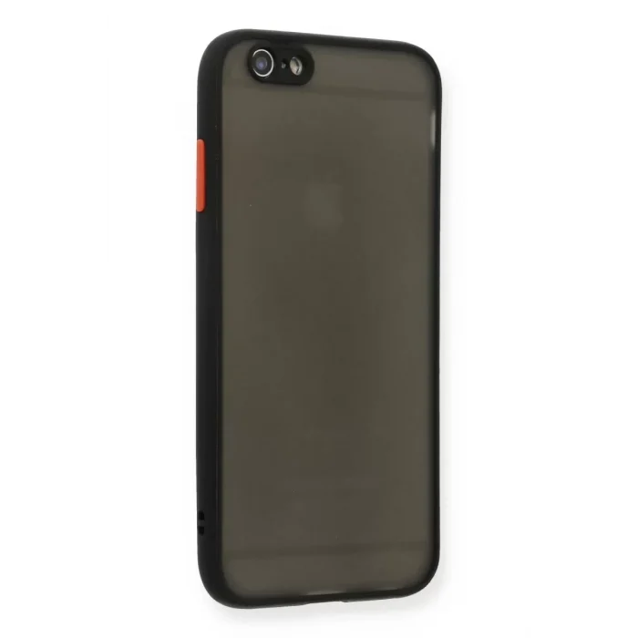 Mey İthalat®   iPhone 6 Kılıf Montreal Silikon Kapak - Siyah