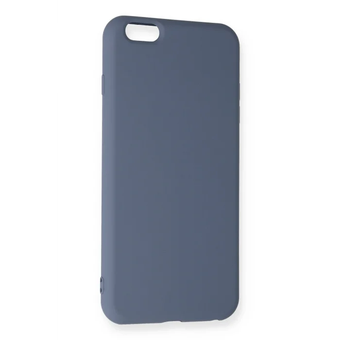 Mey İthalat®   iPhone 6 Plus Kılıf Nano içi Kadife Silikon - Gri