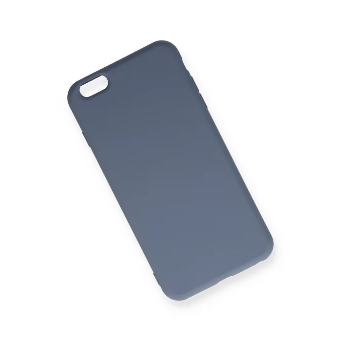 Mey İthalat®   iPhone 6 Plus Kılıf Nano içi Kadife Silikon - Gri