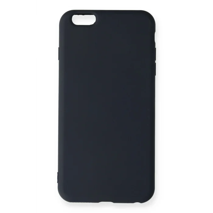 Mey İthalat®   iPhone 6 Plus Kılıf Nano içi Kadife Silikon - Lacivert