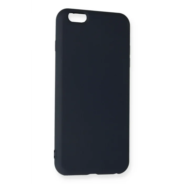 Mey İthalat®   iPhone 6 Plus Kılıf Nano içi Kadife Silikon - Lacivert