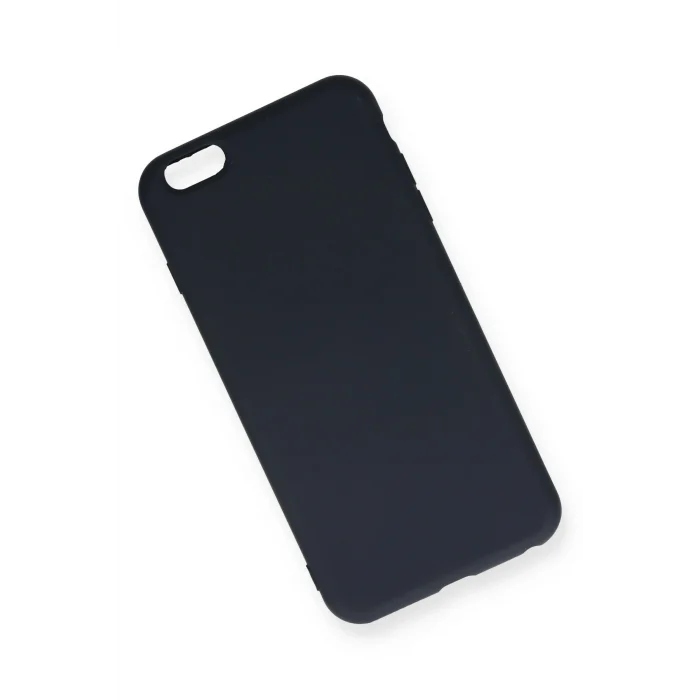 Mey İthalat®   iPhone 6 Plus Kılıf Nano içi Kadife Silikon - Lacivert