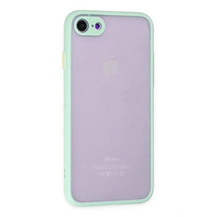 Mey İthalat®   iPhone 7 Kılıf Montreal Silikon Kapak - Turkuaz