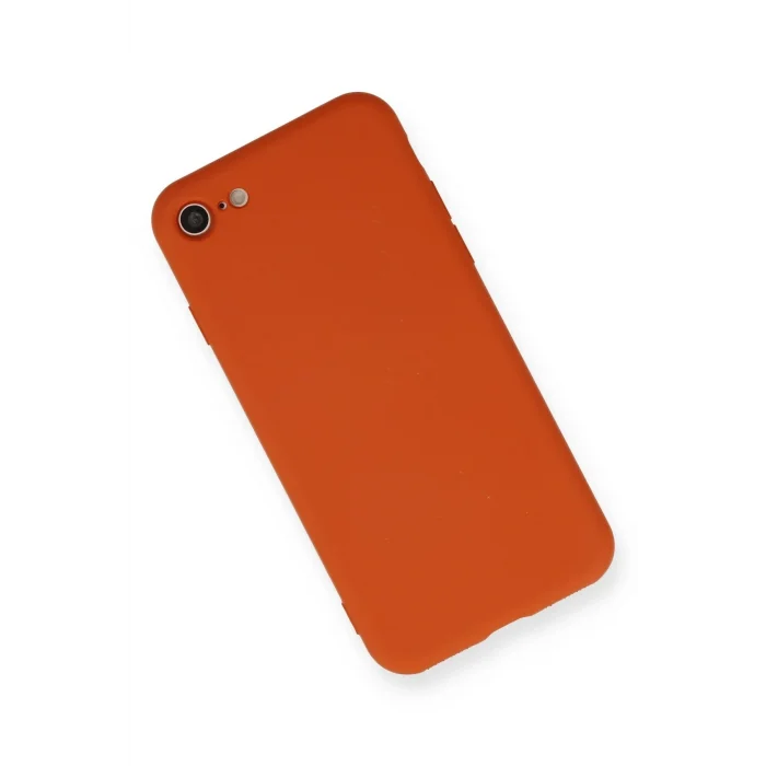 Mey İthalat®   iPhone 7 Kılıf Nano içi Kadife Silikon - Kırmızı