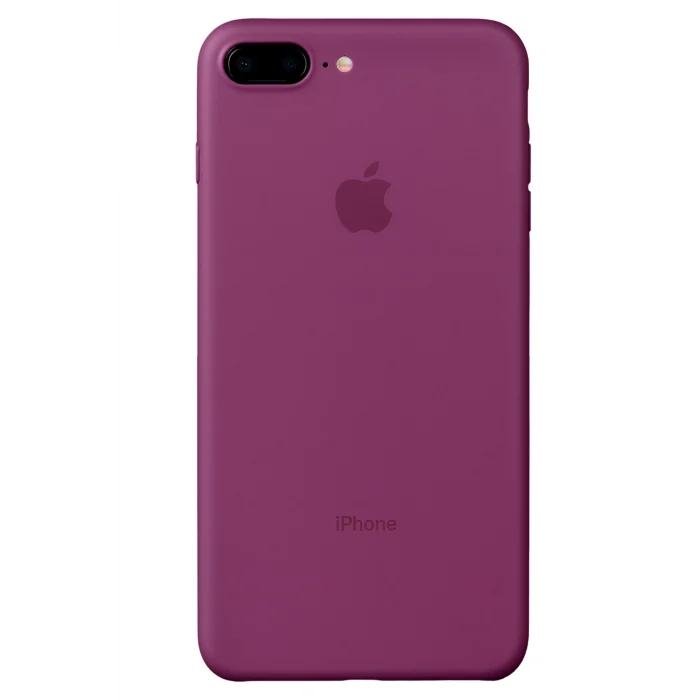 Mey İthalat®   iPhone 8 Plus Kılıf PP Ultra İnce Kapak - Pembe