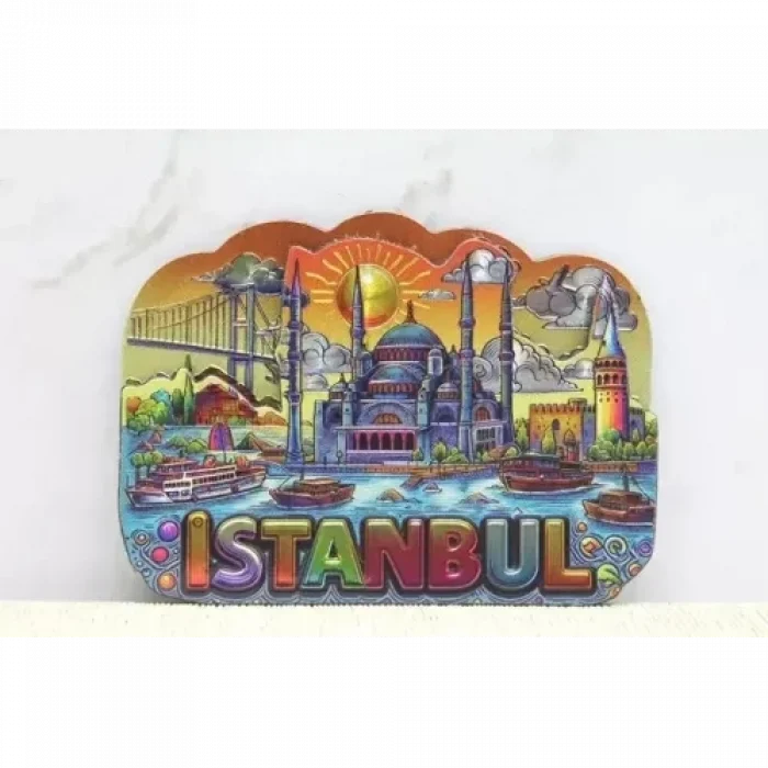 Mey İthalat® İstanbul Temalı Silikon Buzdolapı Süsü Magnet