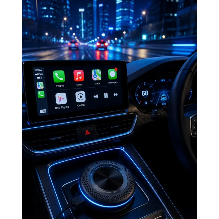 Mey İthalat® Kablosuz CarPlay Android Auto Destekli Akıllı TV Box 4G Sim Kart Girişli
