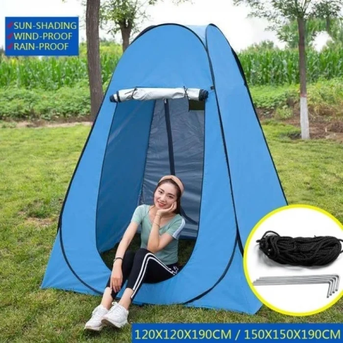 Mey İthalat® Kamp Alanı Duş Giyinme Wc Çadırı Fotoğrafcı Prova Kabini 190x120x120